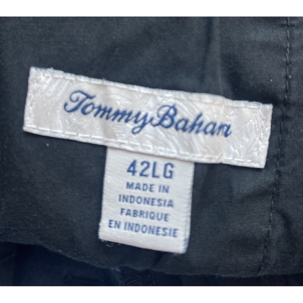 Tommy Bahama Golf Chino Shorts Mens 42 Blue‎ Microfiber Stretch Pockets - Picture 4 of 6